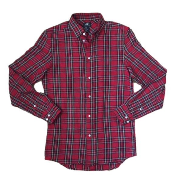 🎈$10 add on. MEN’S H&M Plaid Shirt. XS - Picture 1 of 3